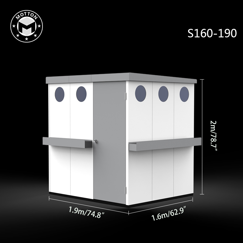 Outdoor tool room-galvanized sheet assembly