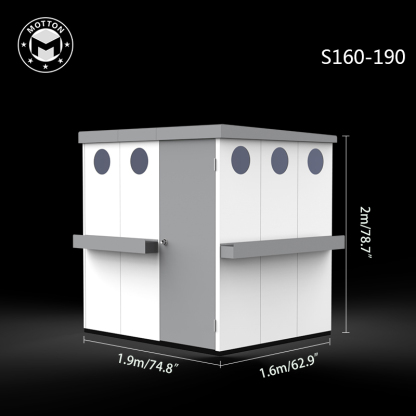 Outdoor tool room-galvanized sheet assembly