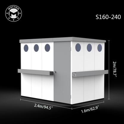 Outdoor tool room-galvanized sheet assembly