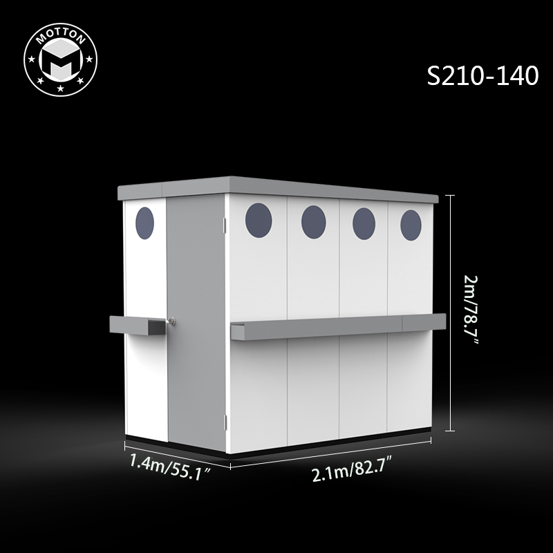 Outdoor tool room-galvanized sheet assembly