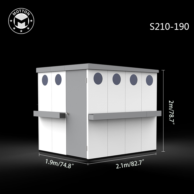 Outdoor tool room-galvanized sheet assembly