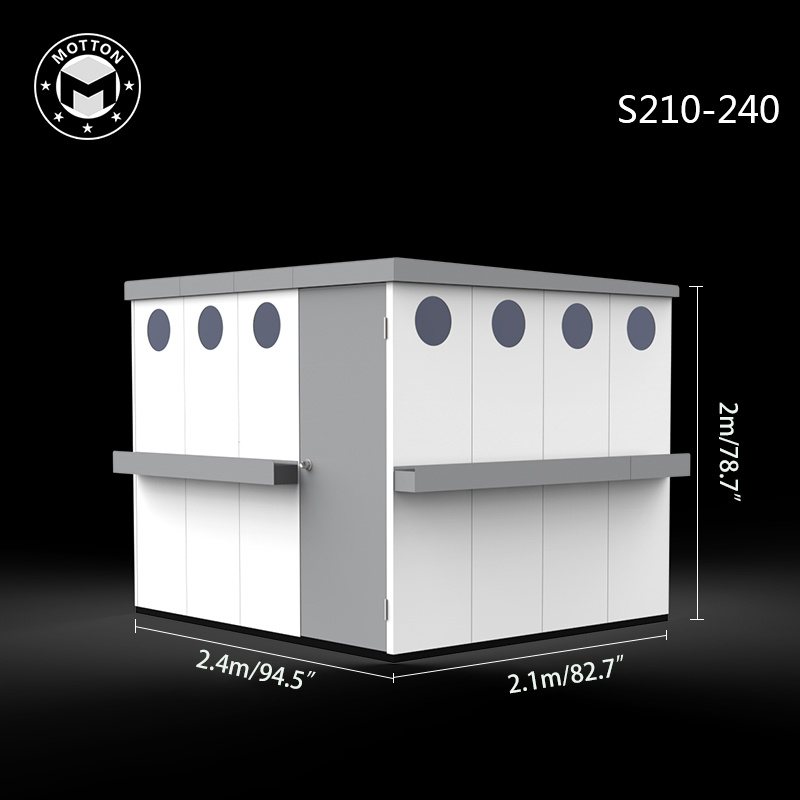 Outdoor tool room-galvanized sheet assembly