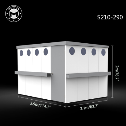 Outdoor tool room-galvanized sheet assembly