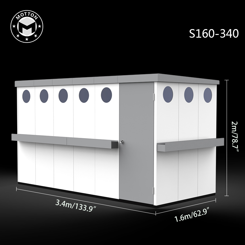 Outdoor tool room-galvanized sheet assembly