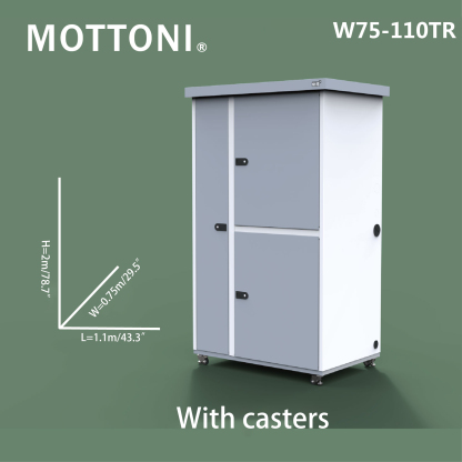 Outdoor washing machine cabinet-three door storage cabinet