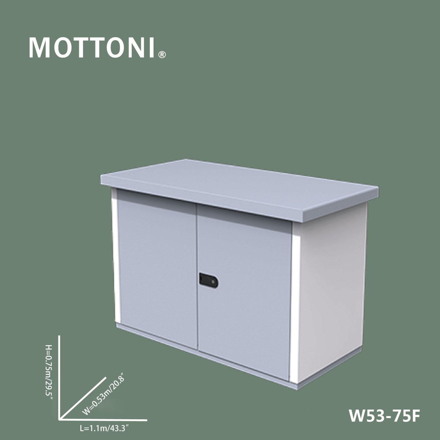 Balcony Cabinet-Outdoor Storage Cabinet-Outdoor Tool Box