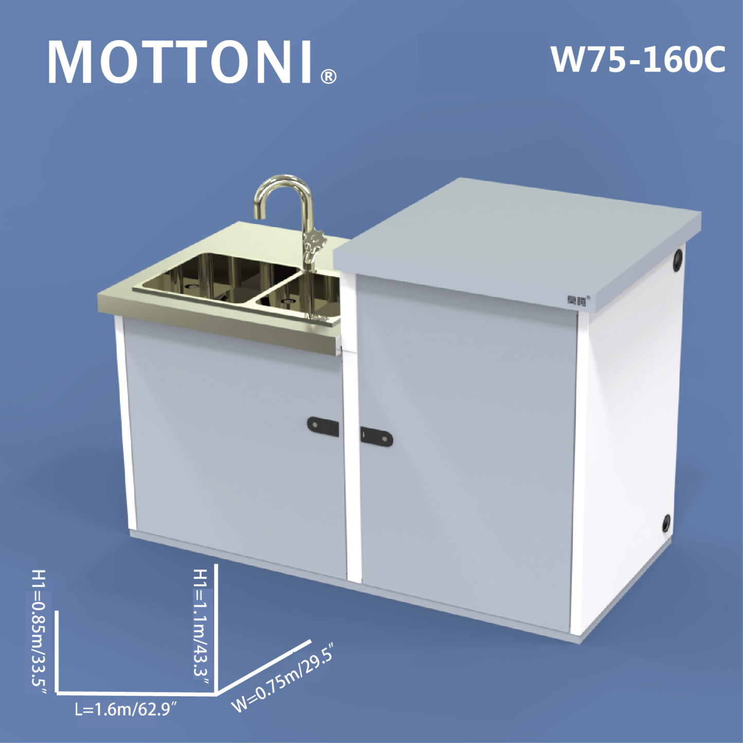 Washing machine cabinet and sink cabinet