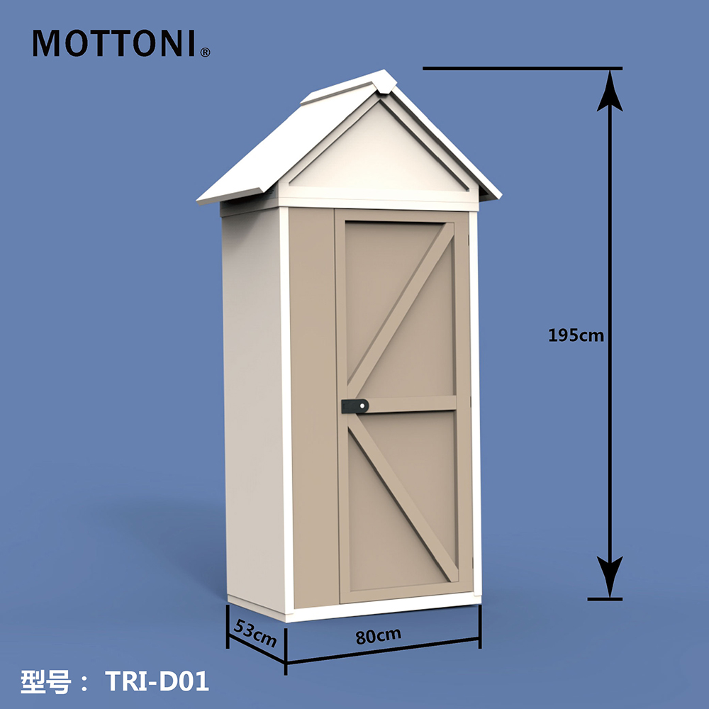 Outdoor Tooling house metal shed 