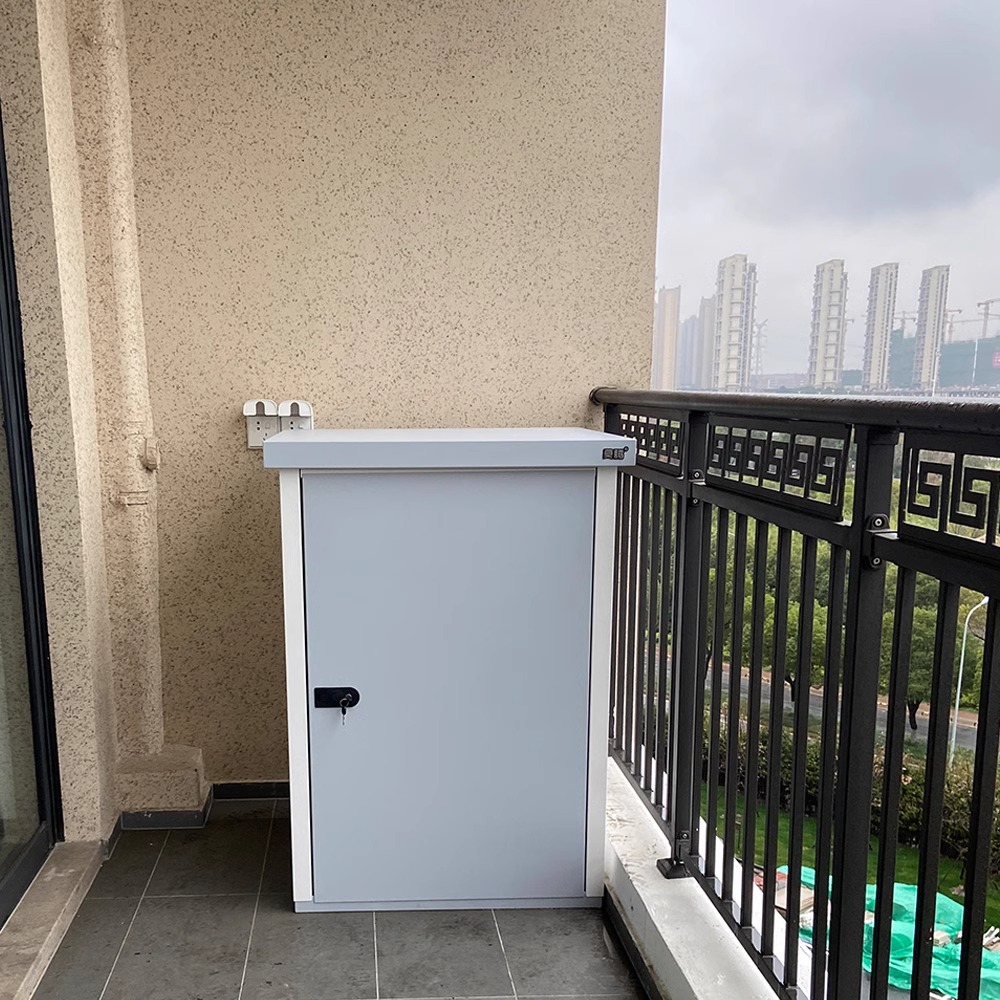 Outdoor washing machine cabinet-rainproof, sun-proof and moisture-proof cabinet