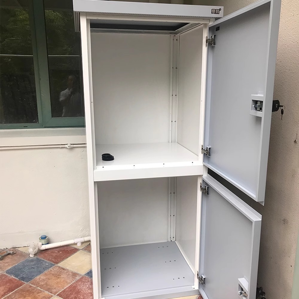 Integrated washing machine cabinet and dryer cabinet