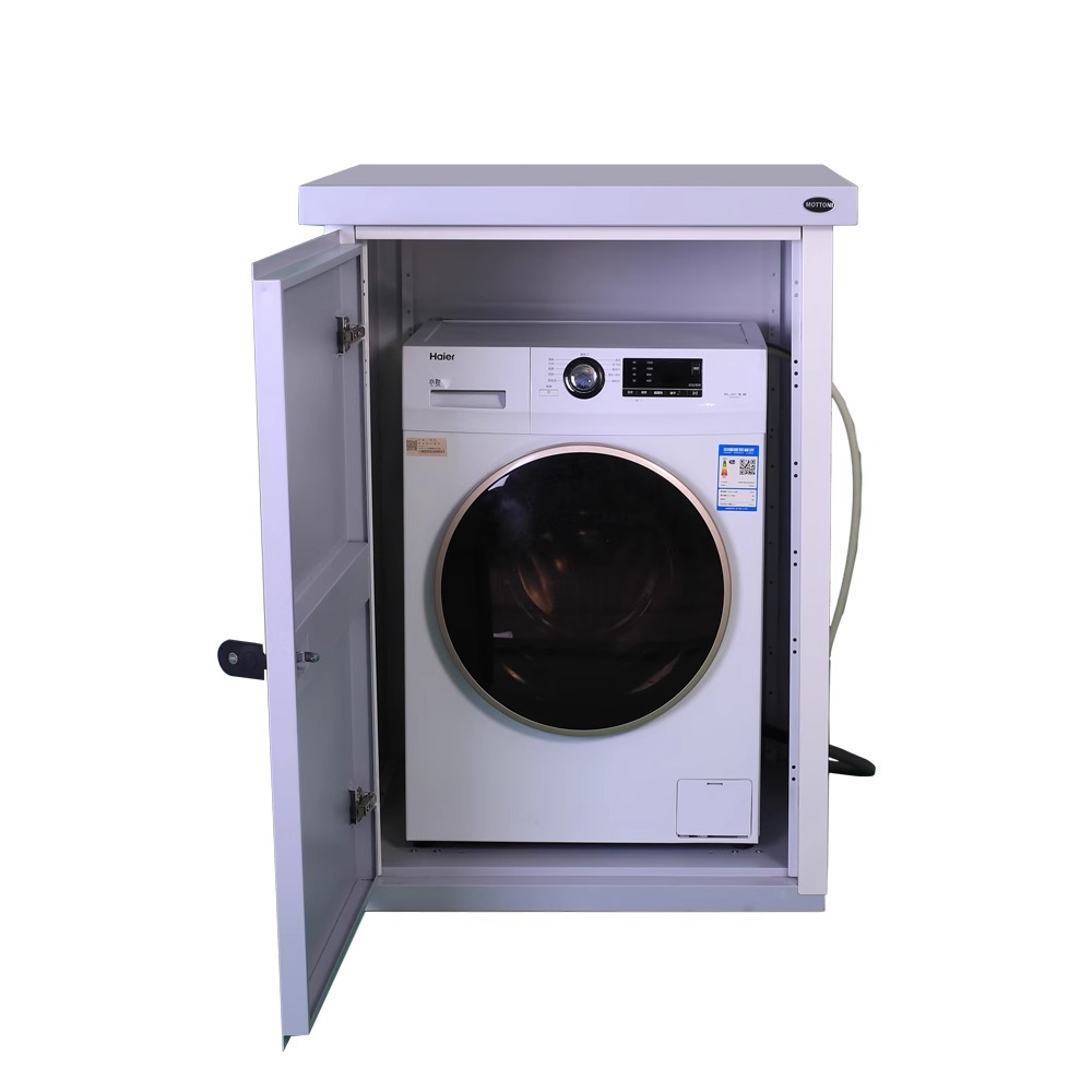 Outdoor washing machine cabinet-rainproof, sun-proof and moisture-proof cabinet