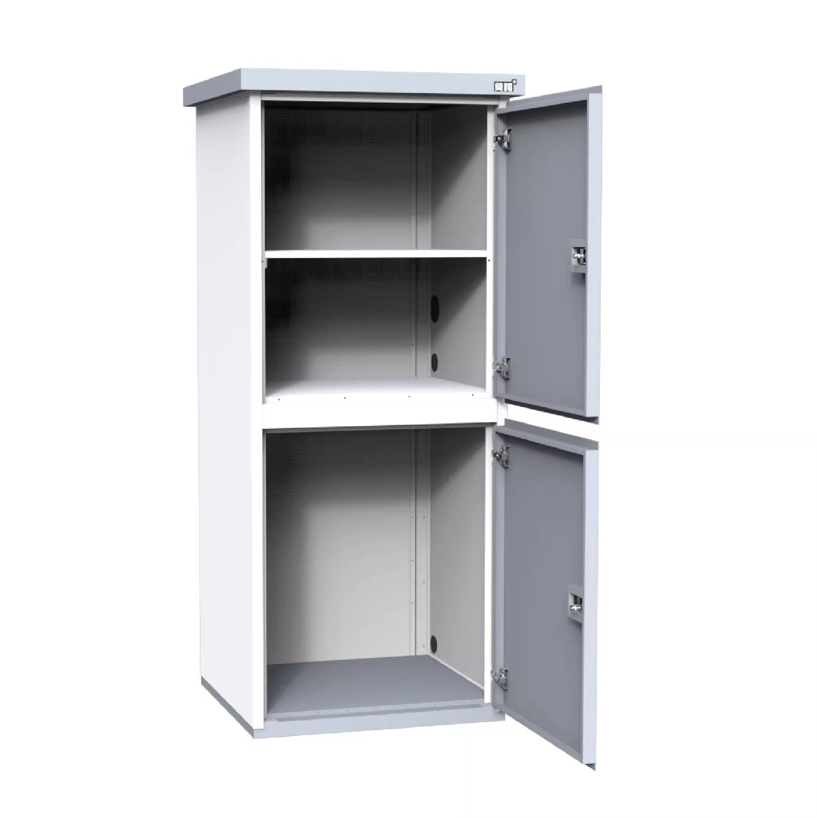 Integrated washing machine cabinet and dryer cabinet