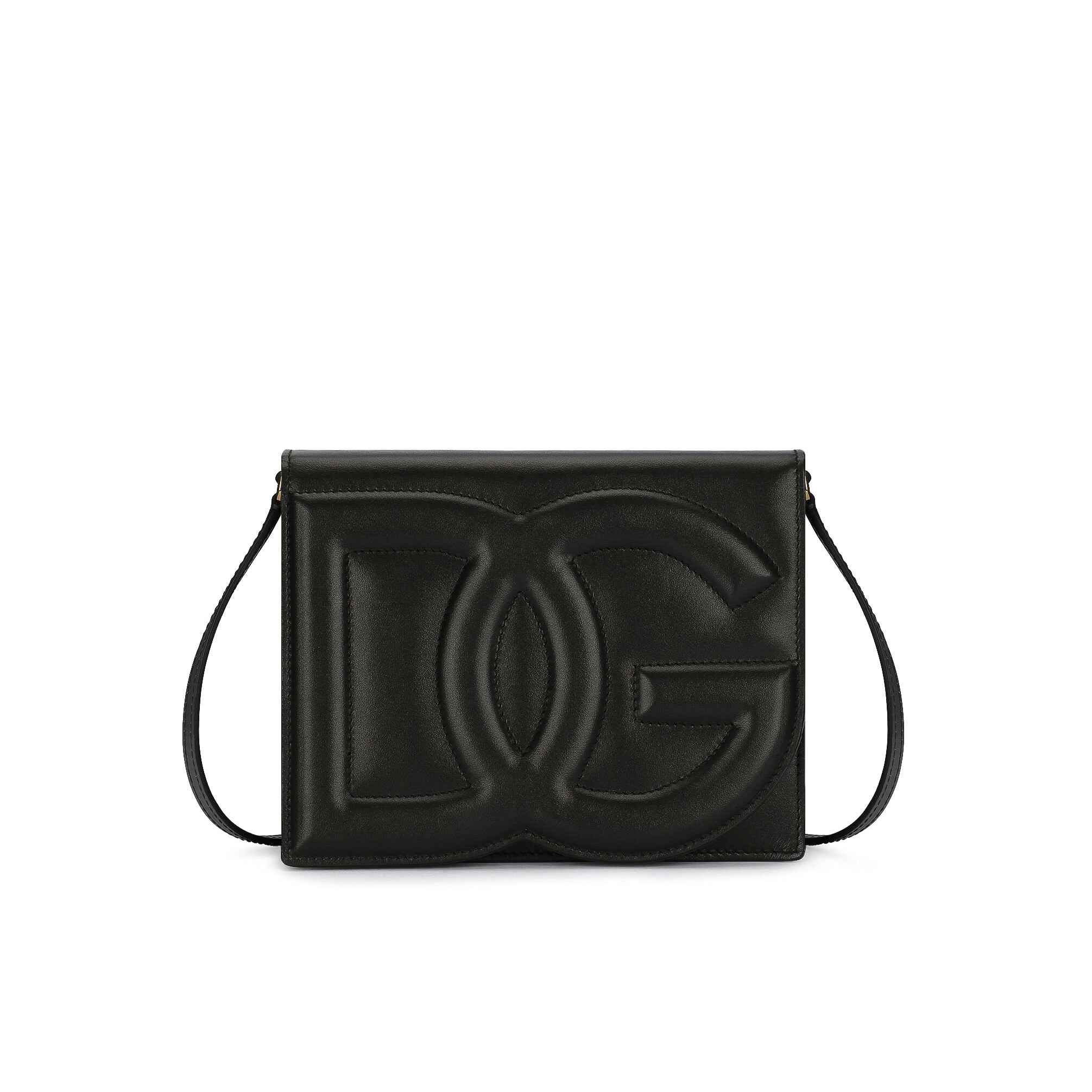 【Dolce & Gabbana】雑誌発行しました！ DGロゴカーフスキンクロスボディバッグが登場★特急配送無料💓日本でも人気急上昇中↑↑↑常に在庫切れ！ ！