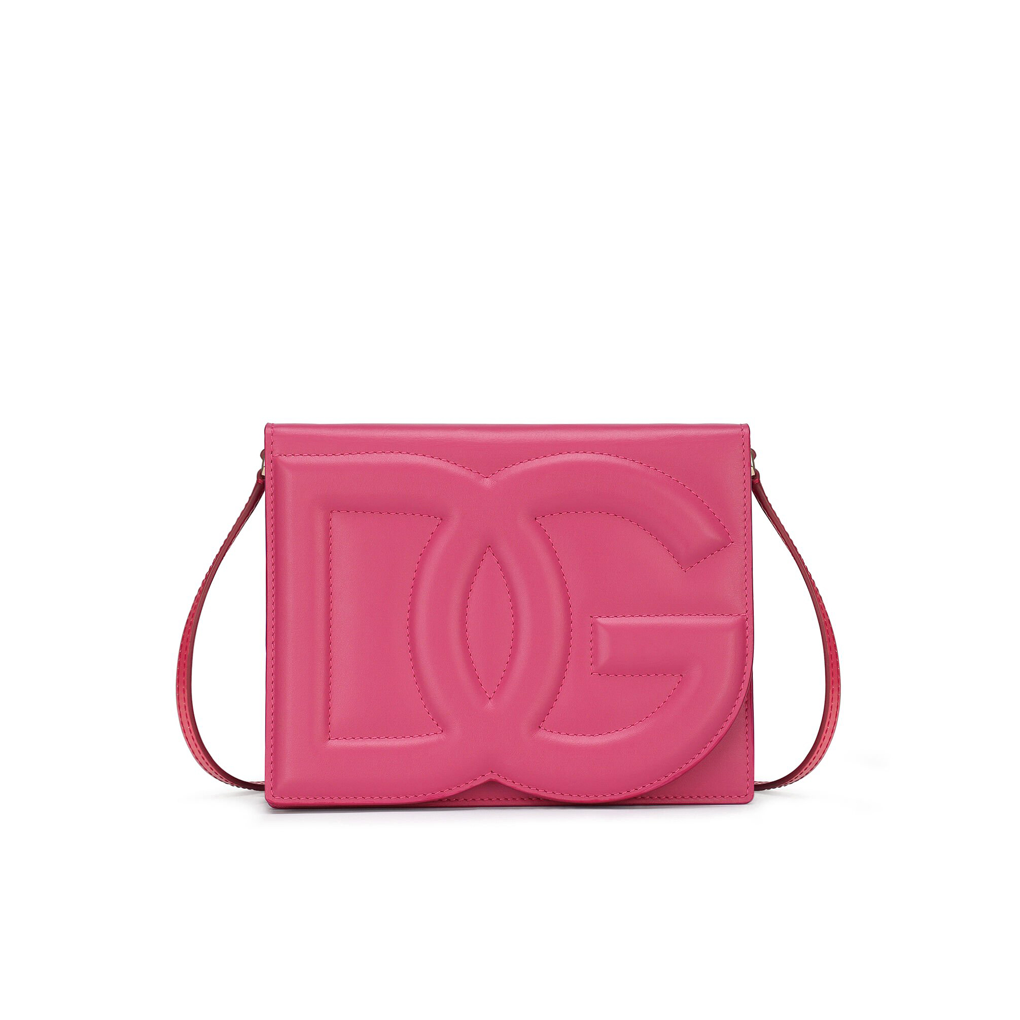 【Dolce & Gabbana】雑誌発行しました！ DGロゴカーフスキンクロスボディバッグが登場★特急配送無料💓日本でも人気急上昇中↑↑↑常に在庫切れ！ ！