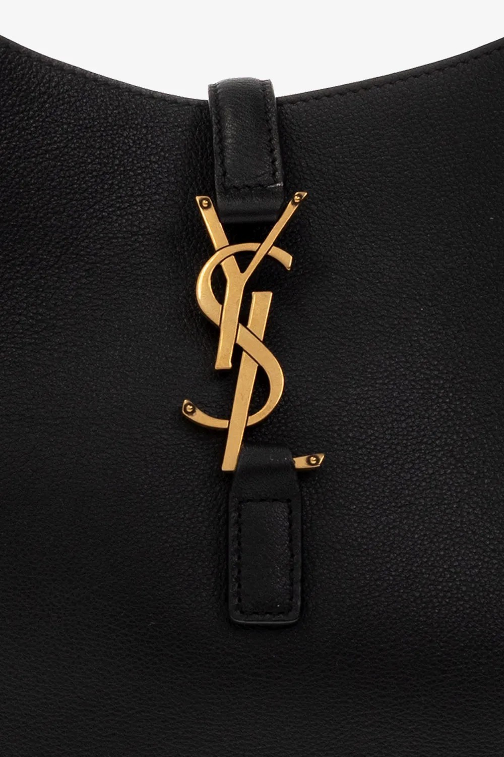 【BLACKPINKROSE同じバッグ】SAINT LAURENT LE 5 À 7 スモール ホーボーバッグ（レザー）