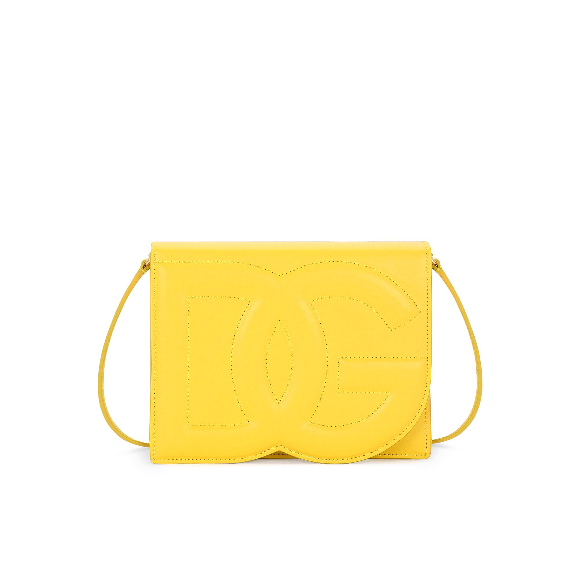 【Dolce & Gabbana】雑誌発行しました！ DGロゴカーフスキンクロスボディバッグが登場★特急配送無料💓日本でも人気急上昇中↑↑↑常に在庫切れ！ ！