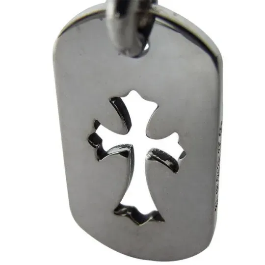 クロムハーツ カットアウトクロスドッグタグ(スモール)