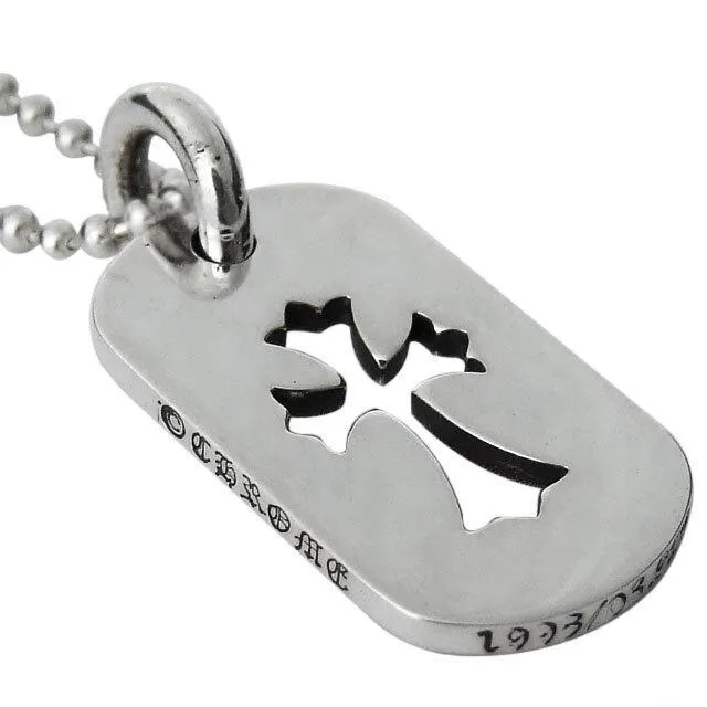 クロムハーツ カットアウトクロスドッグタグ(スモール)