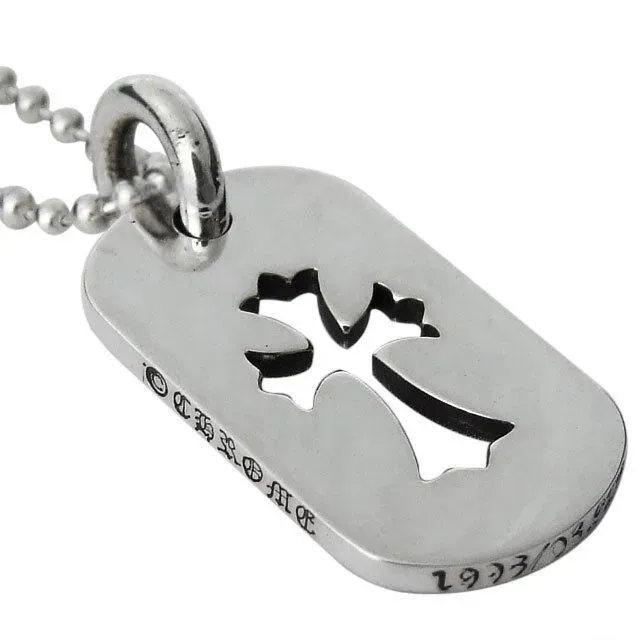 クロムハーツ カットアウトクロスドッグタグ(スモール)