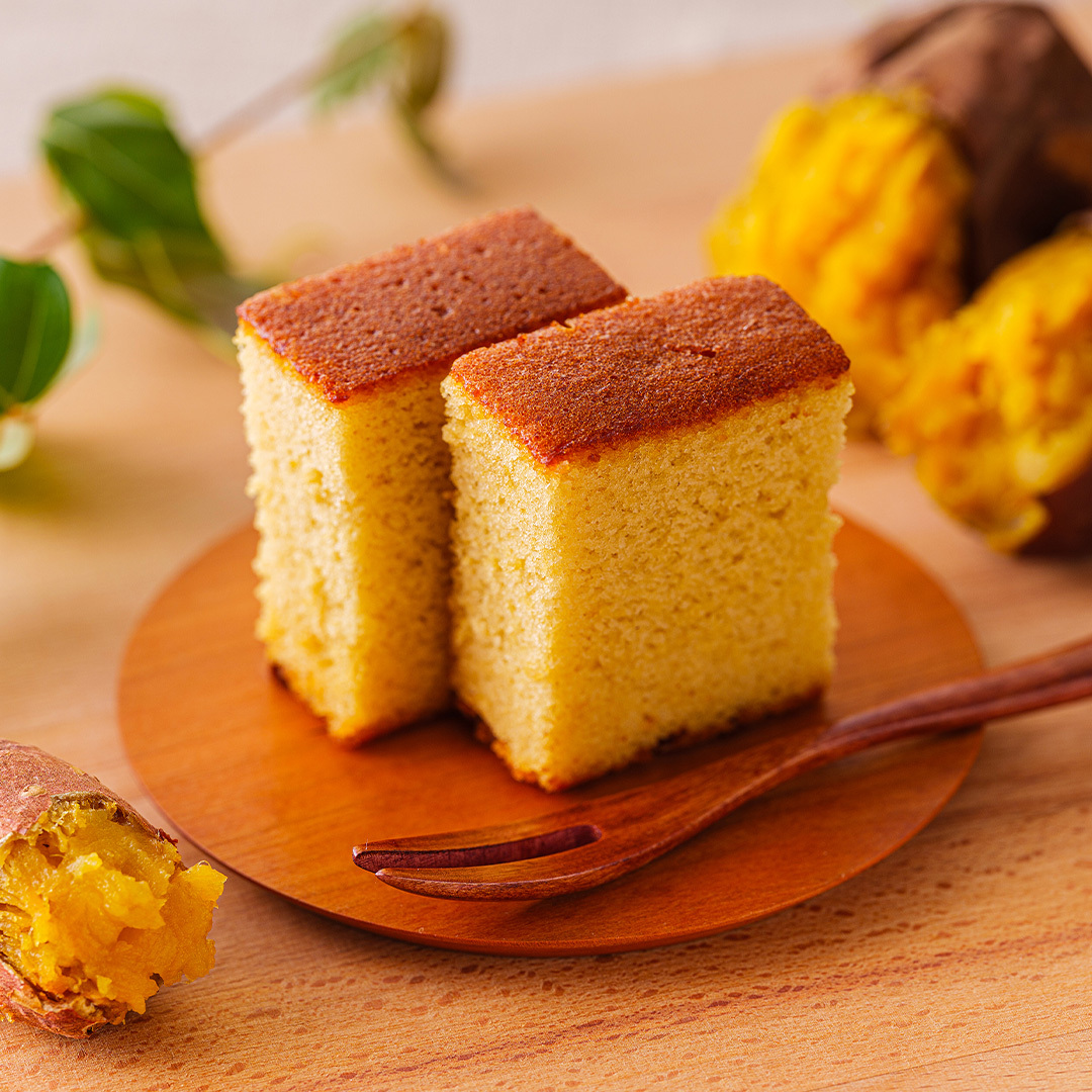 ごと芋を使った焼き芋カステラ