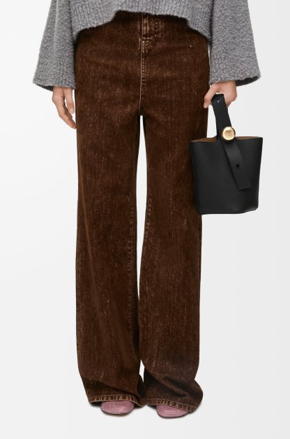 ペブル バケットバッグ ミニ（スムースカーフ）