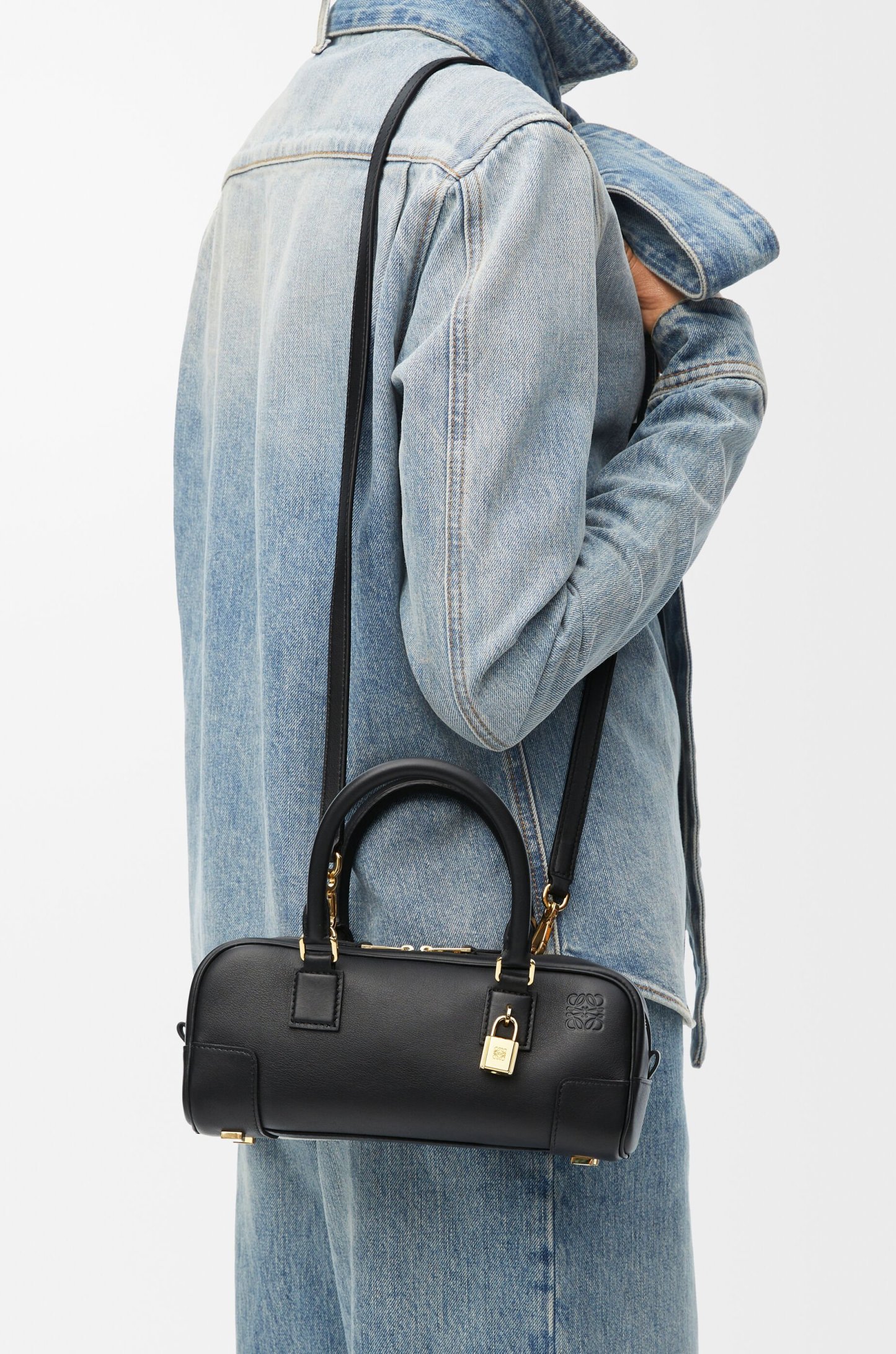 アマソナ23 クロップド バッグ（ナパカーフ）