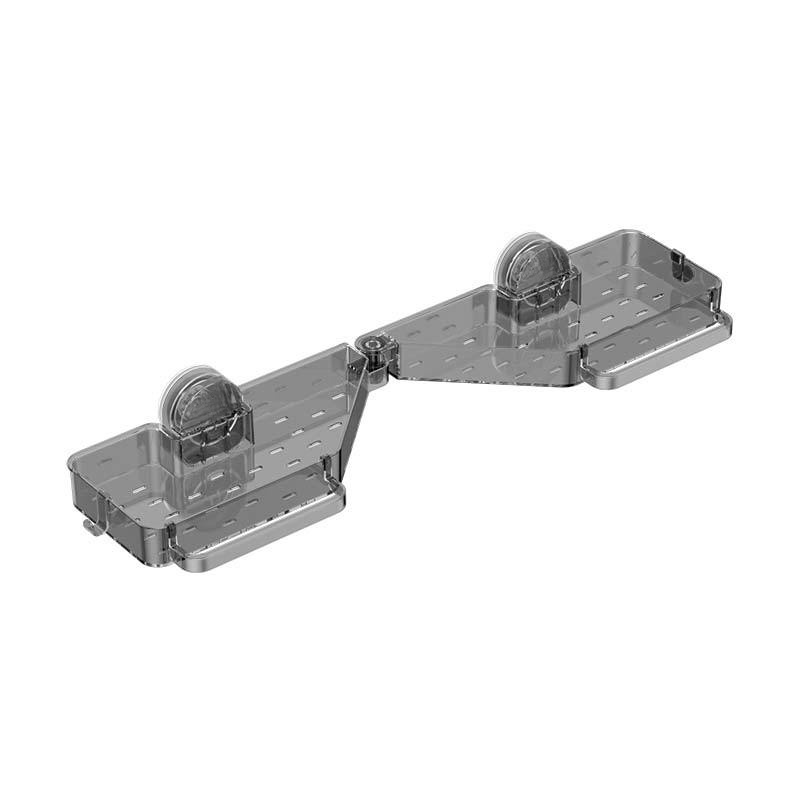 【สินค้าใหม่】ชั้นวางของอ่างล้างมือแบบถ้วยดูดสุญญากาศไม่ต้องเจาะ