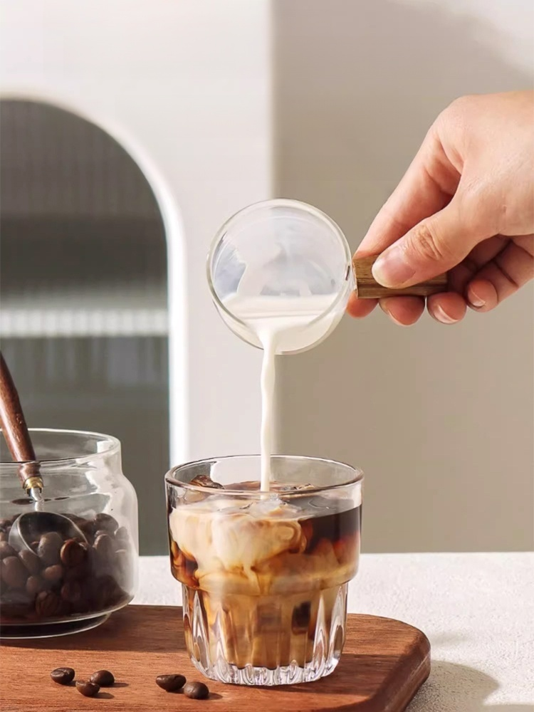 ถ้วยตวงกาแฟด้ามจับไม้