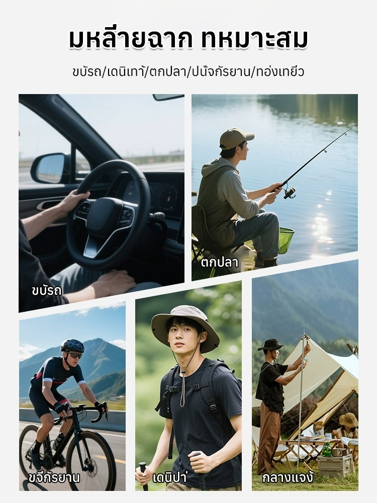 ☀️ เลนส์โพลาไรซ์ช่วยปกป้องดวงตาของคุณ ให้คุณดูมีสไตล์ระหว่างเดินทาง และพร้อมรับมือกับแสงแดดได้อย่างง่ายดาย 🕶️