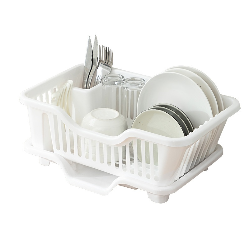 ตะกร้าหนาเก็บจานระบายน้ำ