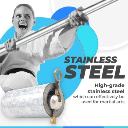 Portable retractable metal rod