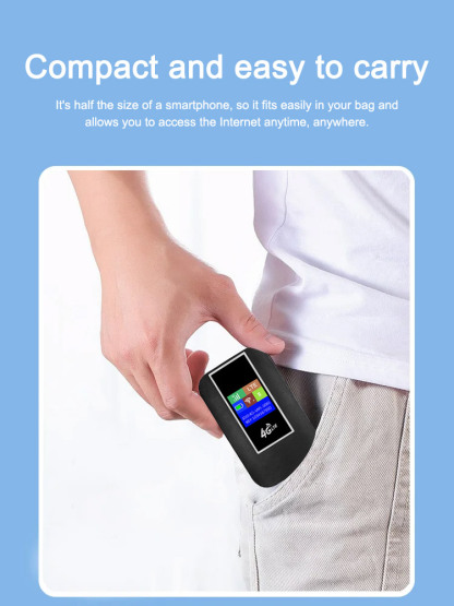 Color screen portable mobile WiFi for car