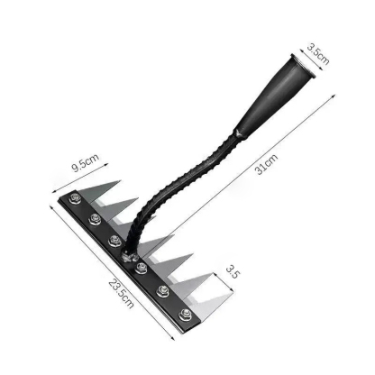 Detachable agricultural weeding manganese steel rake