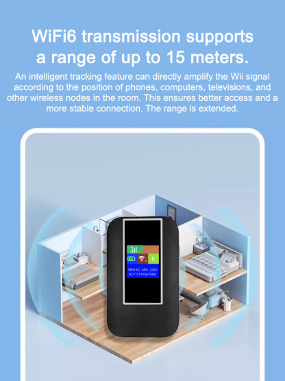 Color screen portable mobile WiFi for car