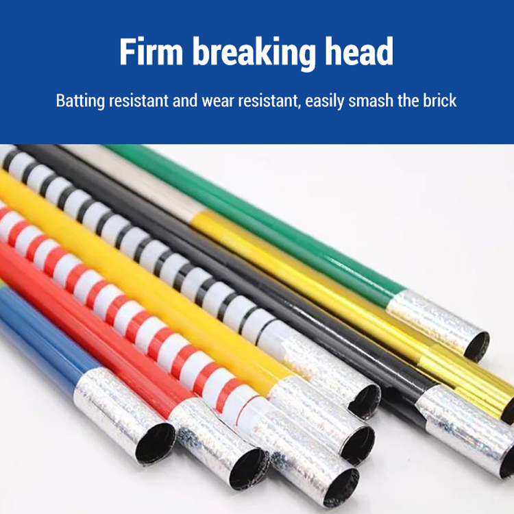 Portable retractable metal rod