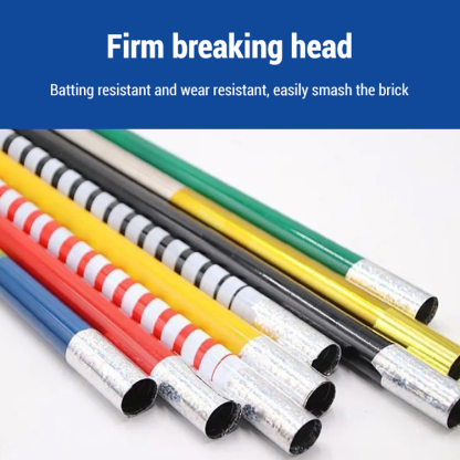 Portable retractable metal rod