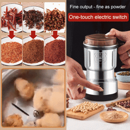 [Efficient Grinding] Multifunctional Electric Grinder for Home Use