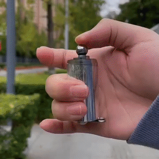 Portable retractable metal rod