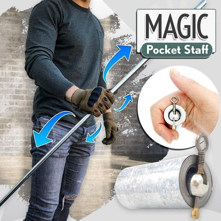 Portable retractable metal rod