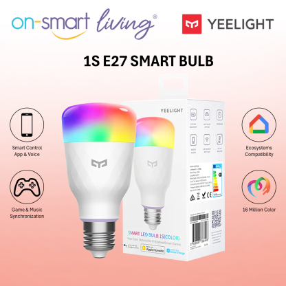 Yeelight 1S E27 LED Smart Bulb Color