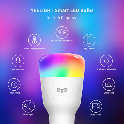 Yeelight 1S E27 LED Smart Bulb Color