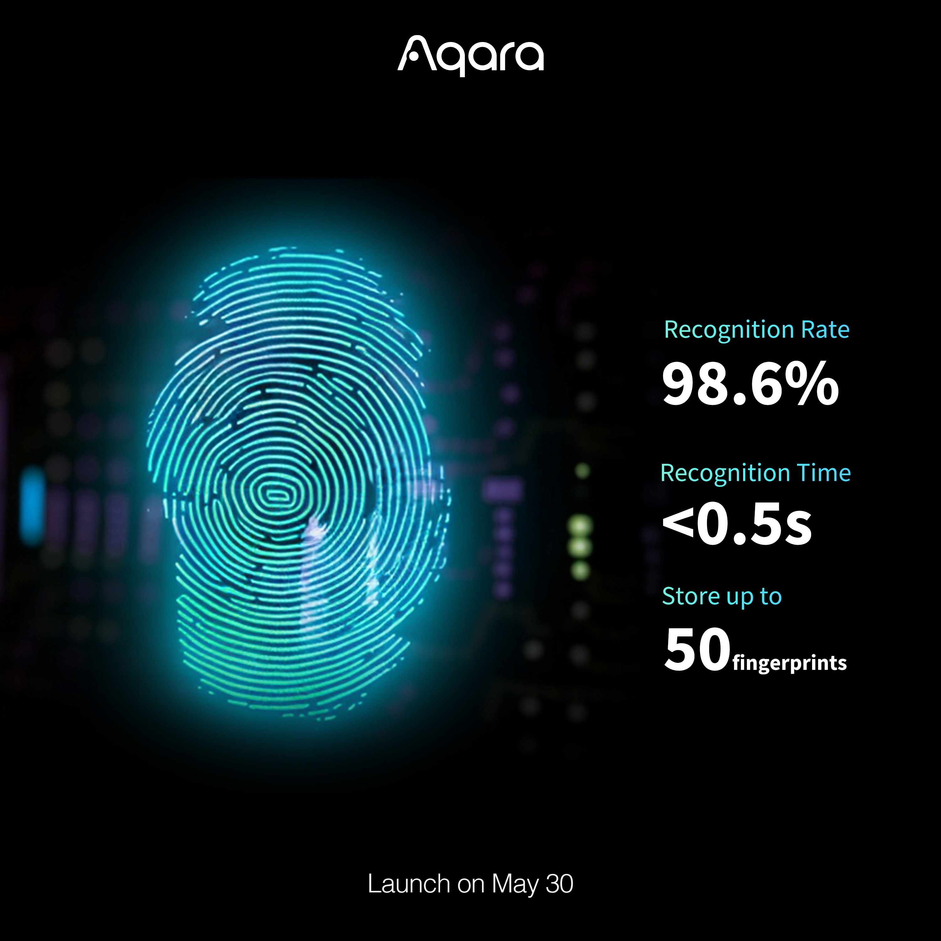 Aqara U100 Smart Door Lock (Installation Included)