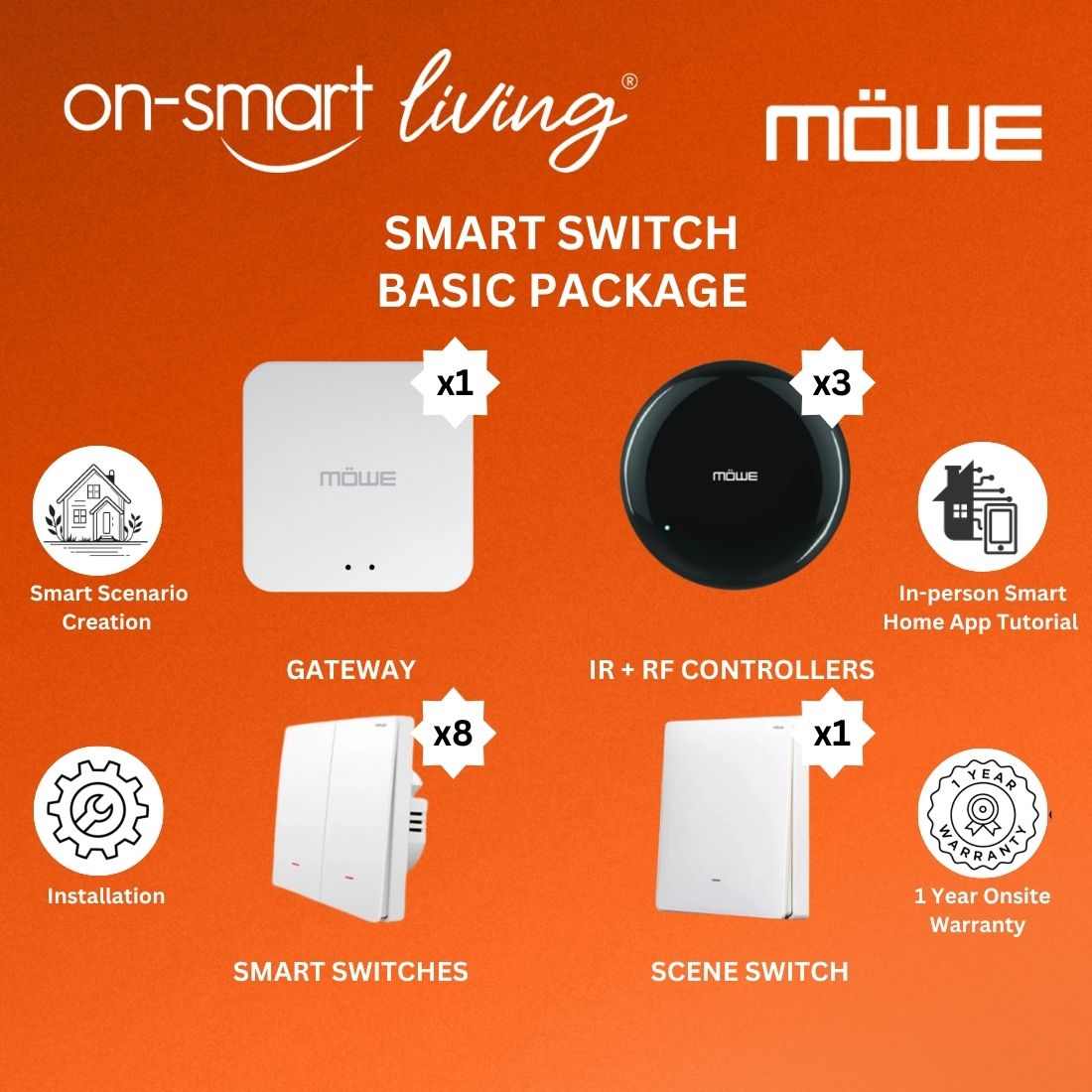 MOWE Smart Switch Package 
