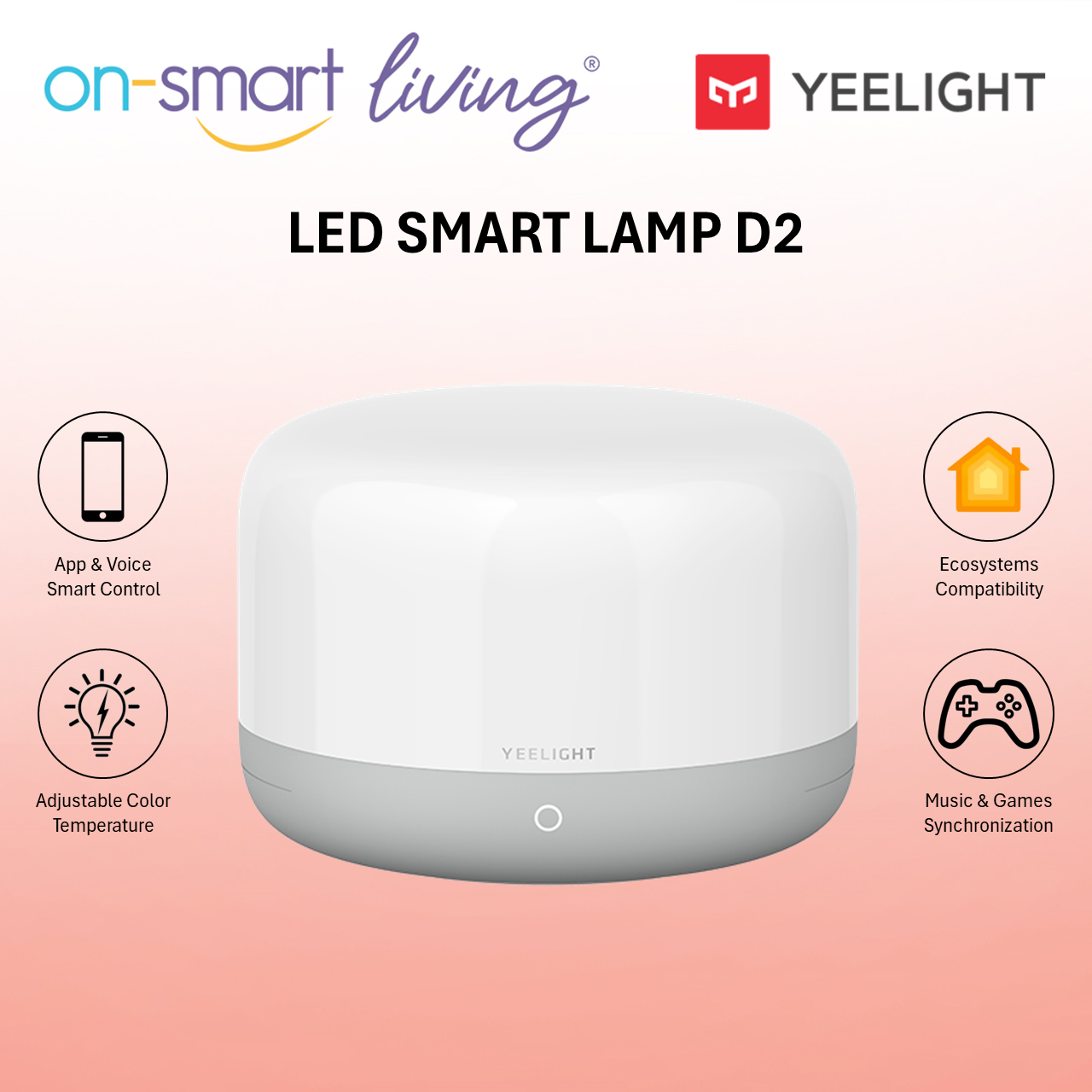 Yeelight Smart LED Lamp D2