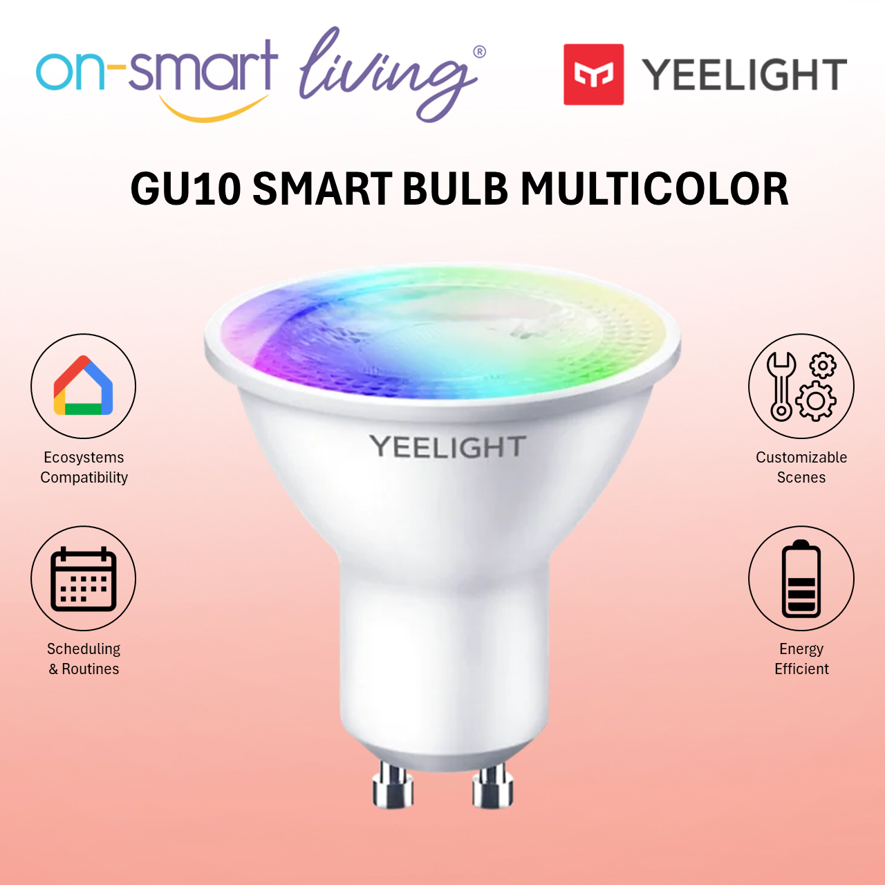 Yeelight GU10 Smart Bulb Multicolor