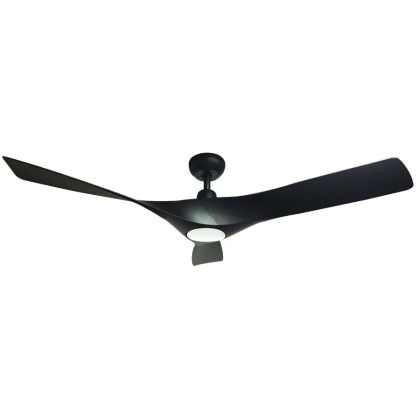 MOWE 52" Smart Ceiling Fan MW520F - Black, White, Wood