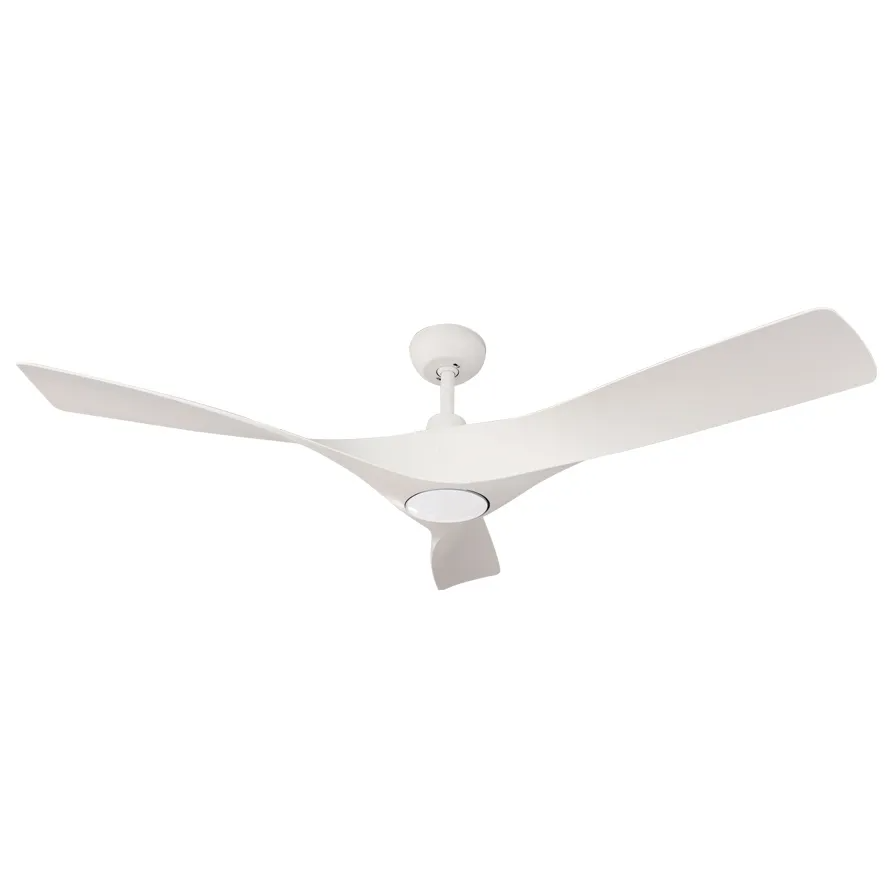 MOWE 52" Smart Ceiling Fan MW520F - Black, White, Wood