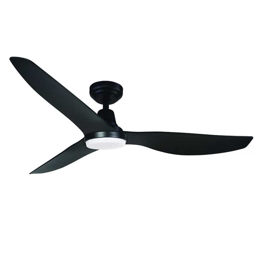 MOWE 52" Smart Ceiling Fan MW528F - Black, White, Wood