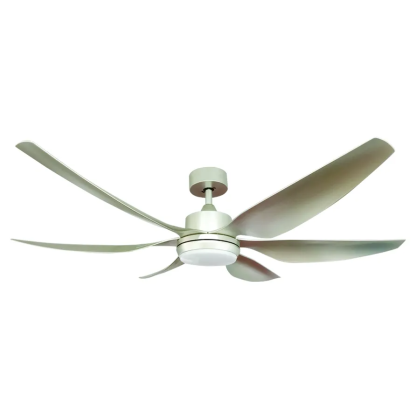 MOWE 56" Smart Ceiling Fan MW560F - Black, Silver, Wood