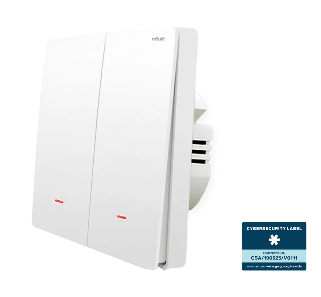 MOWE Zigbee Smart Switch MW722Z - Double Rocker 